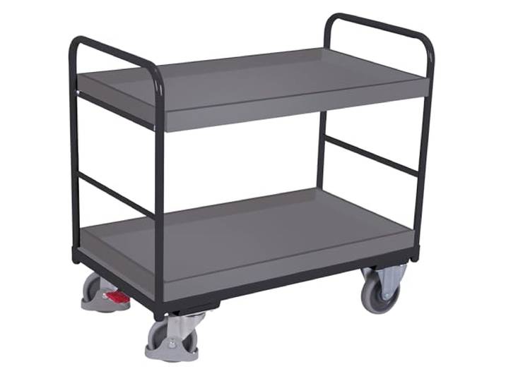 Cordes Etagenwagen 1060x600x990 mm mit 2 Tabletts anthrazit