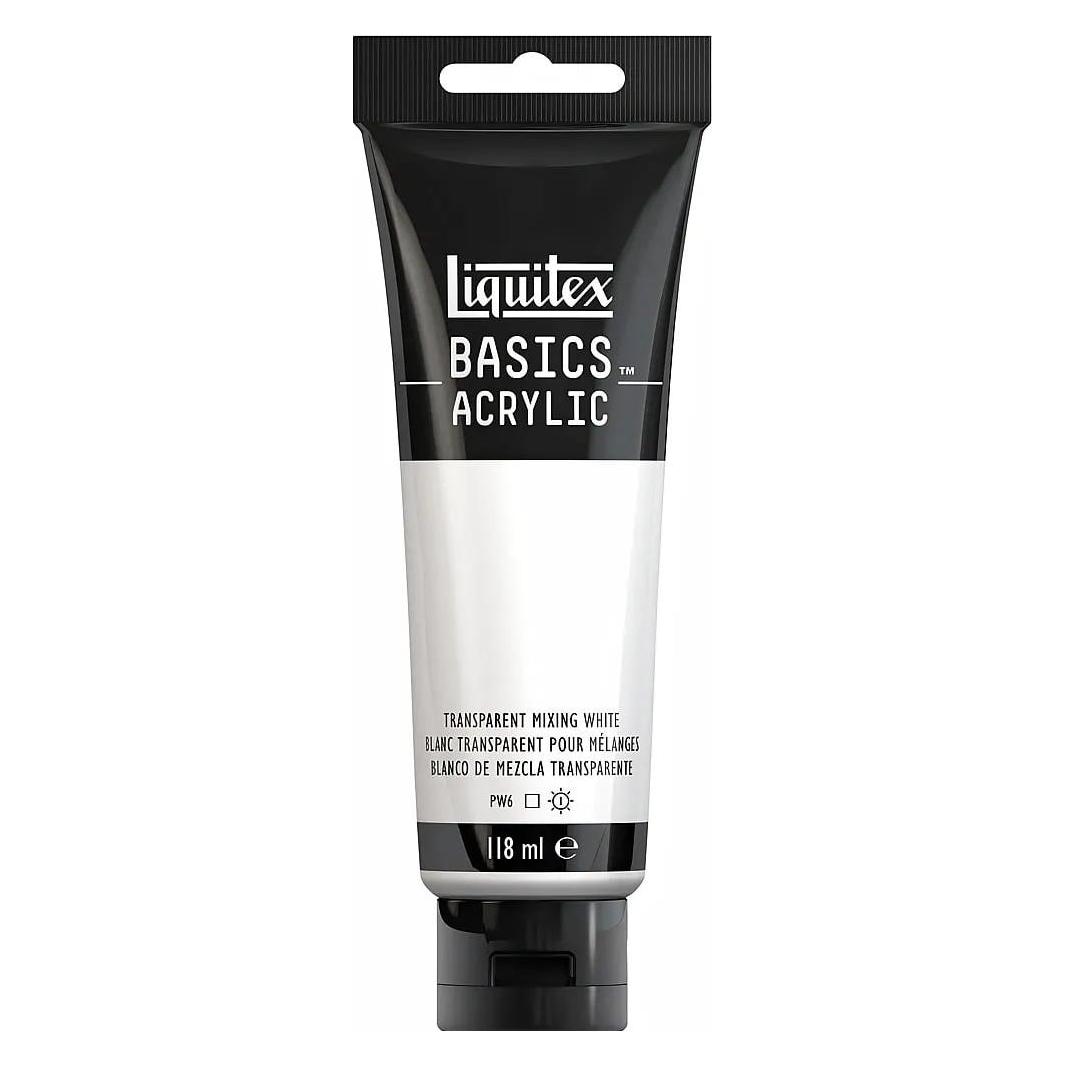Winsor & Newton Basics 118ml Transparent Mixing White 430 (118 ml) (887452049852)