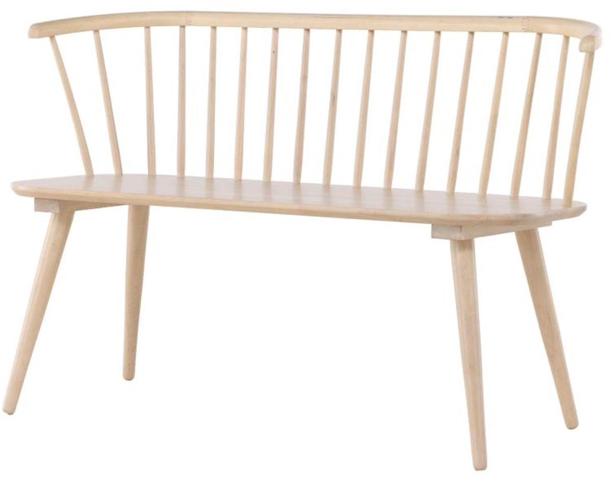 Svea Rahimi eetkamerbank - naturel - 120 cm