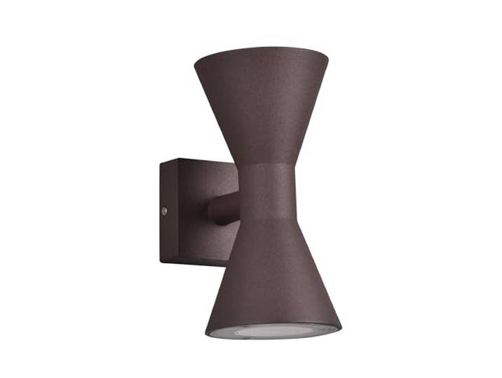 Trio Leuchten Außen Wandleuchte Ardas 212560224, Aluminium Druckguss rostfarbig, exkl. 2x GU10