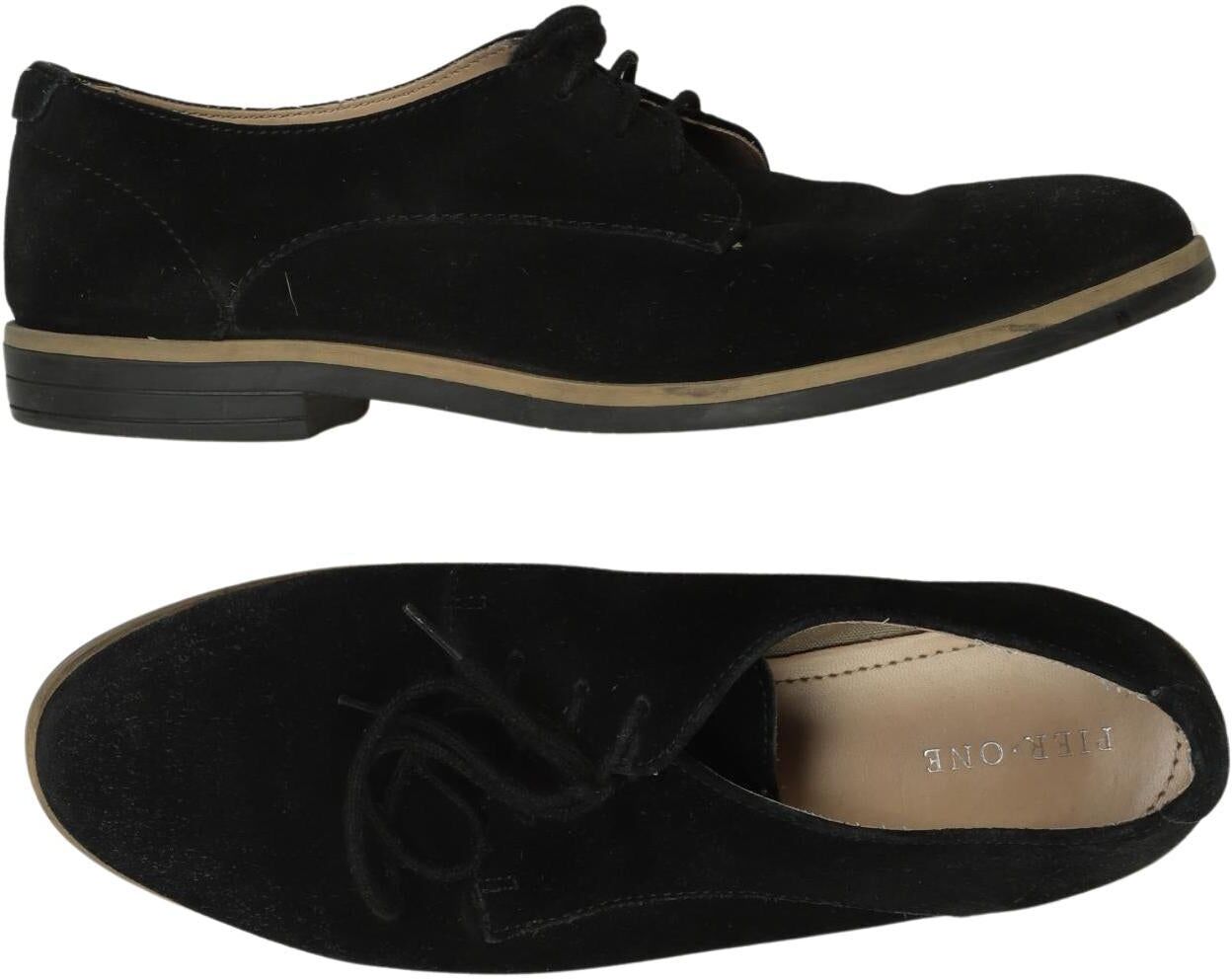 pier one Damen Halbschuh, Schwarz, Gr. EU 37, Leder - Second Hand