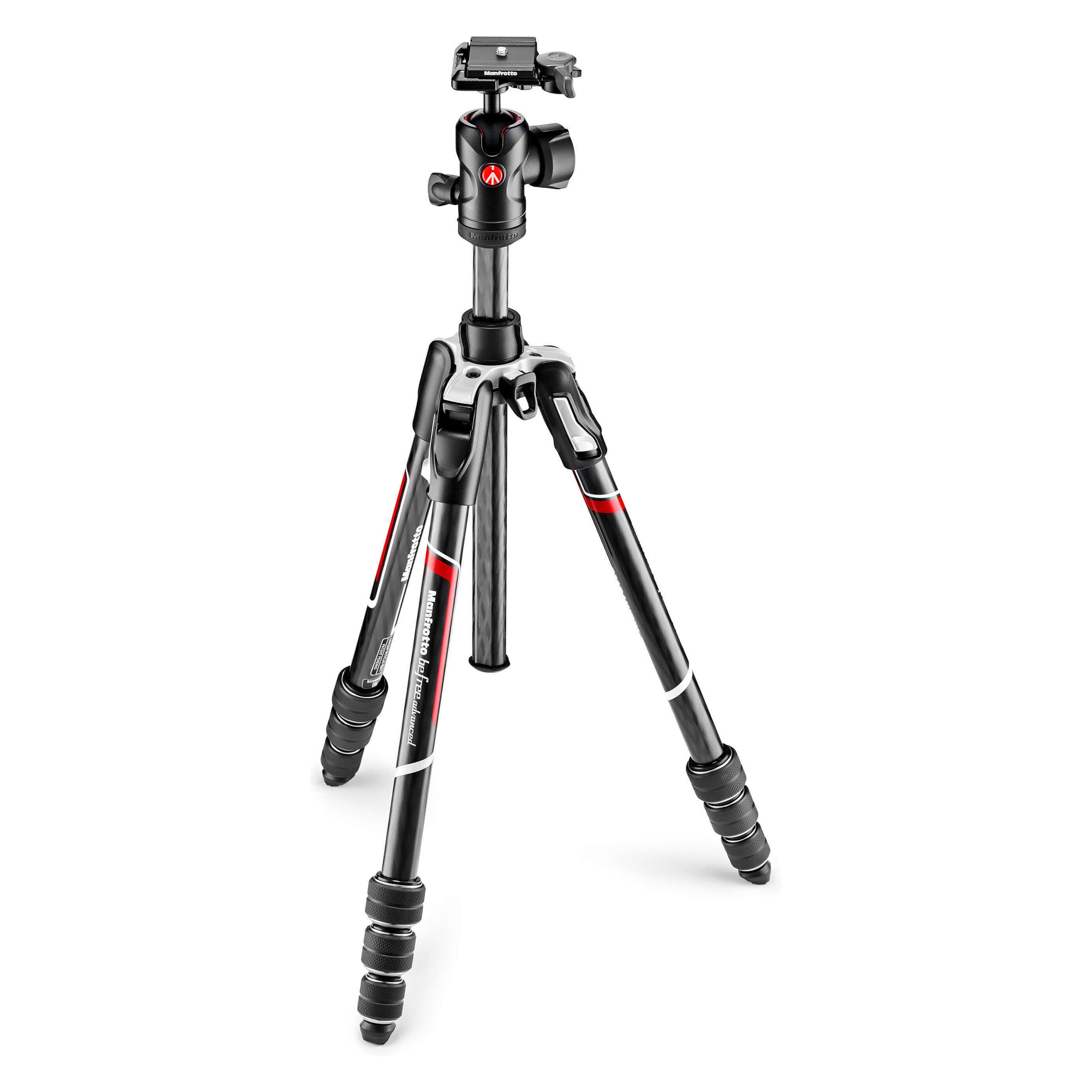 Manfrotto Befree Advanced Carbon Reisestativ Twist (Carbon) (MKBFRTC4-BH)