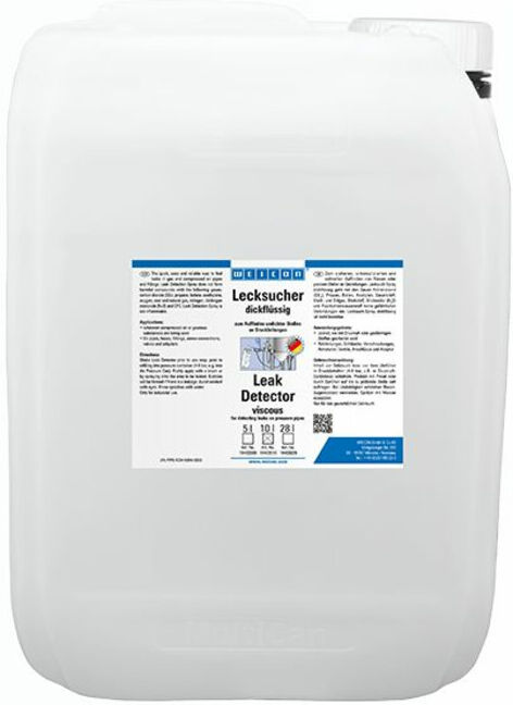 WEICON Lecksucher dickflüssig, zum Auffinden von Rissen an Druckleitungen, 10 L, weiß, milchig (15403010)
