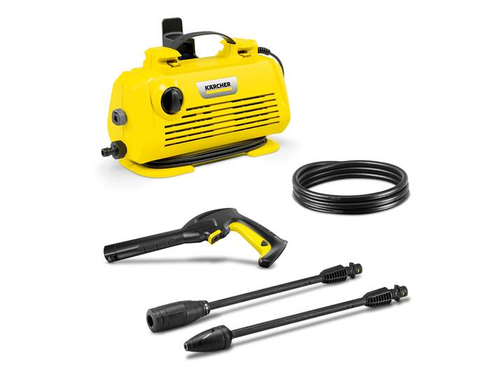 Hochdruckreiniger KÄRCHER K 2 Premium Horizontal VPS *EU , gelb, B:19,7cm H:26,4cm L:38cm, Kunststoff, Hochdruckreiniger, Hochdruckreiniger