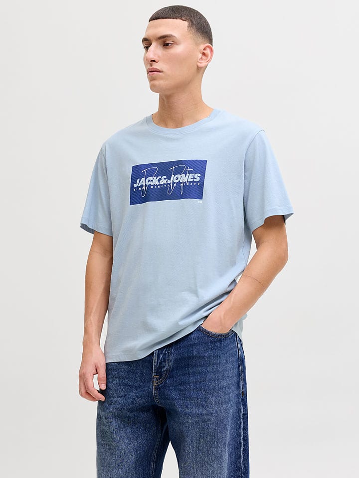 Jack & Jones Shirt "Cole" in Hellblau - S