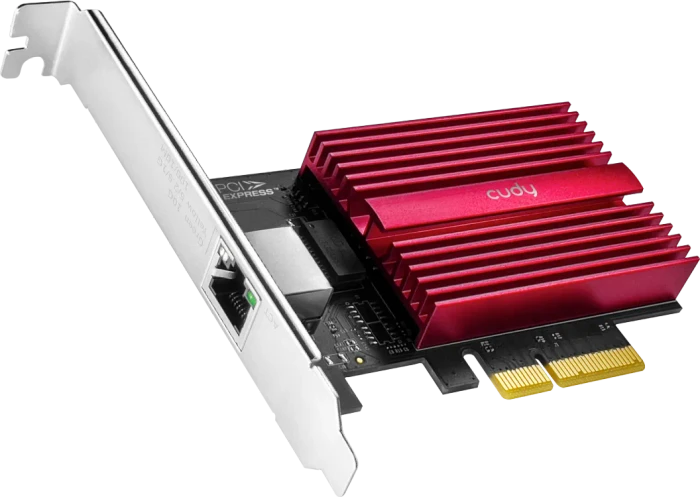 CUDY 10 Gbps PCI-E Ethernet Adapter