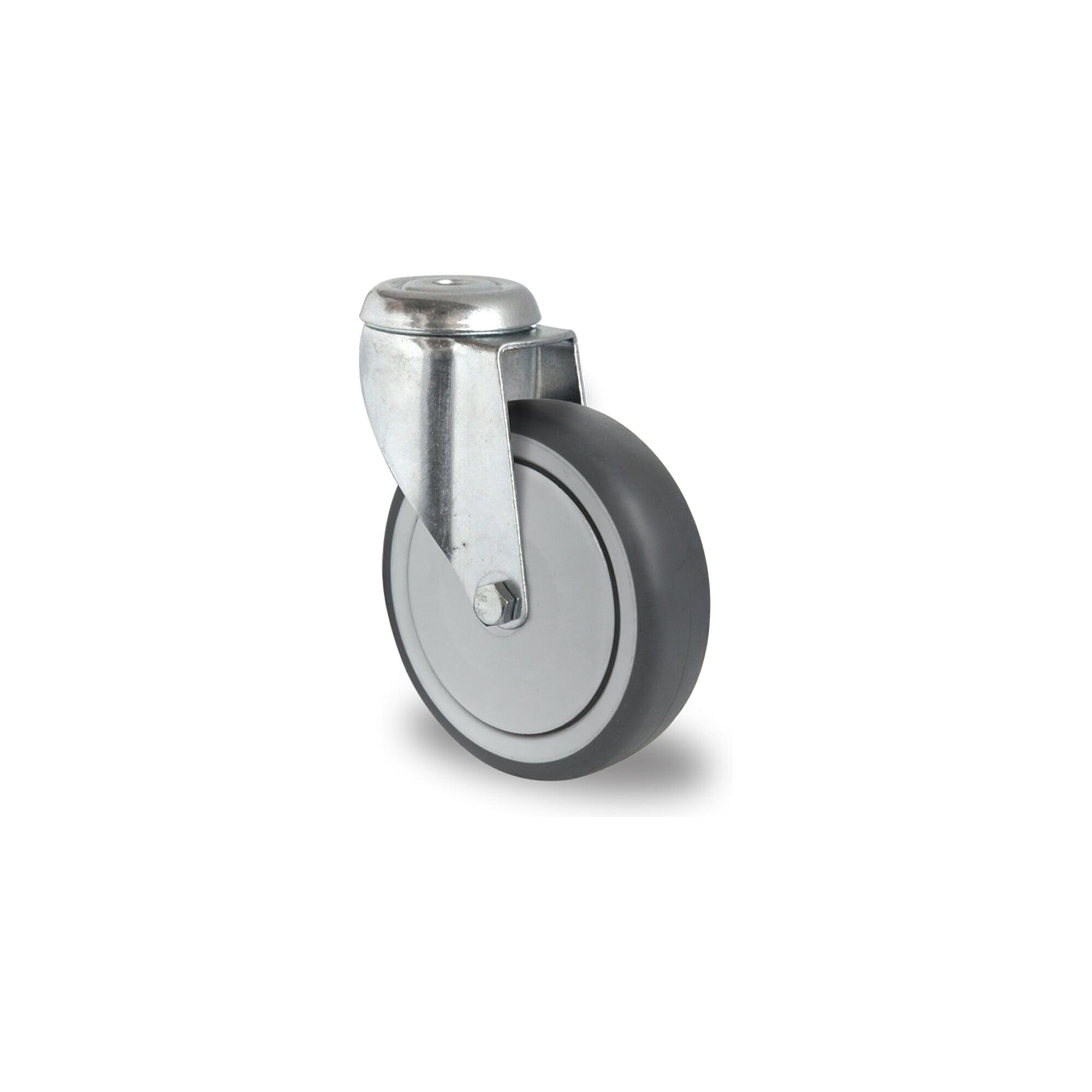 CASCOO Rückenlochlenkrolle ø 80 mm Serie P2T2 Kugellager (HAH15C0080P2T2B42)