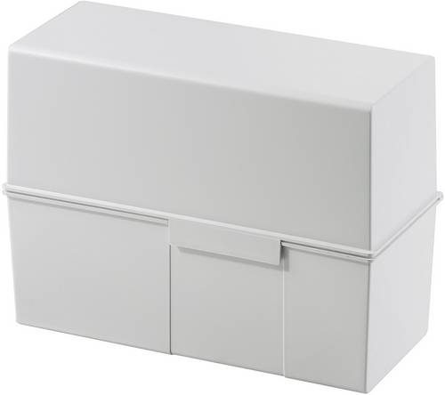HAN 975-11 Karteibox Lichtgrau max. Anzahl der Karten: 500 Karten DIN A5 quer