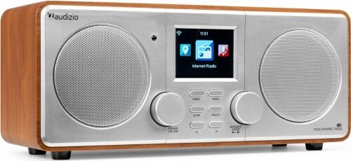 Foza WIFI Internet Stereo Radio with DAB+ Silver TILBUD NU