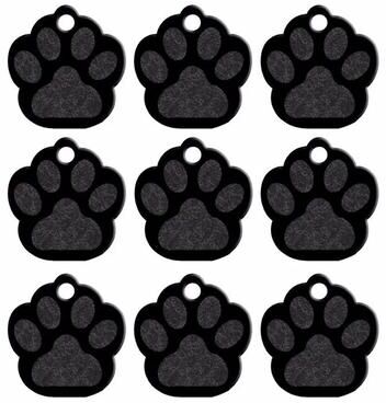Uplifted Finds Durable Anodic Aluminum Identity Modules (20 Pack) black s