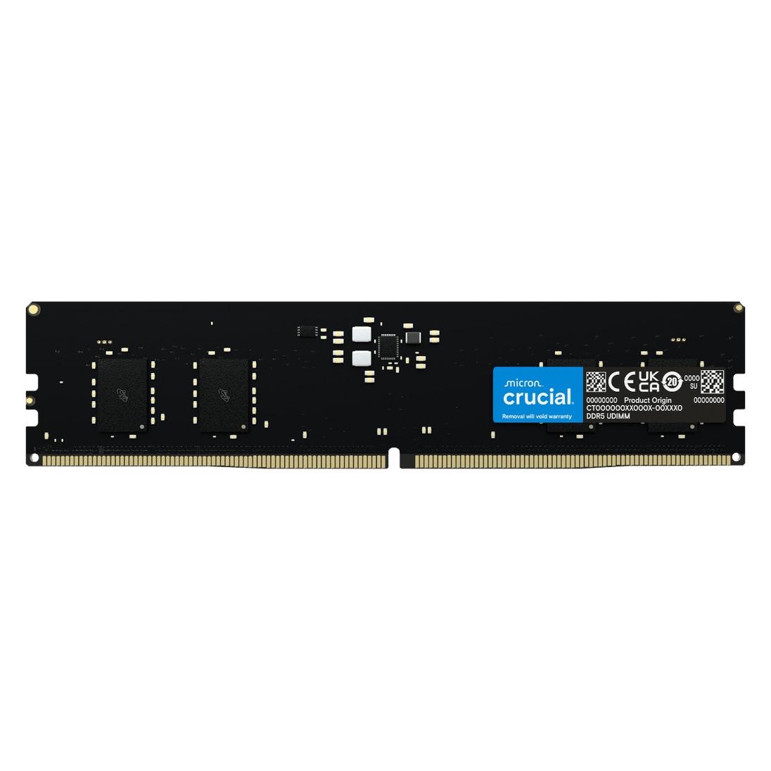Crucial 16 GB DDR5-RAM PC4800 Basic CL40 CB16GU4800 (1 x 16GB, DDR5-RAM, DIMM) (CB16GU4800)