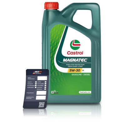 Castrol 5 L Magnatec 5W-30 C3 + Ölwechsel-Anhänger [Hersteller-Nr. 15F927]
