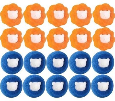 Inspire Essentials Reusable Pet Hair Remover Laundry Balls 7