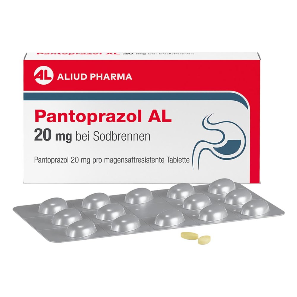 ALIUD Pharma GmbH Pantoprazol AL 20 mg bei Sodbrennen 05883659