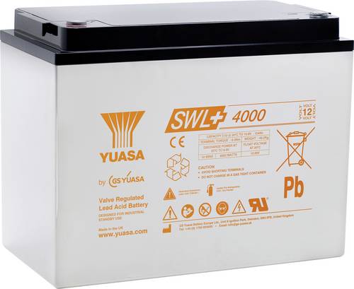 Yuasa SWL+4000 Bleiakku Blei-Vlies (AGM) 135Ah 12V 1St.