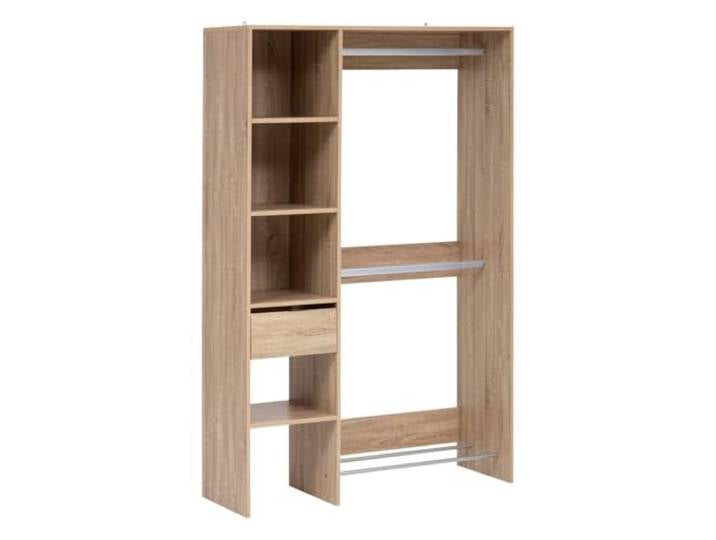 5five Kleiderschrank mit 2 Kleiderschränken, Eichenoptik, Natur