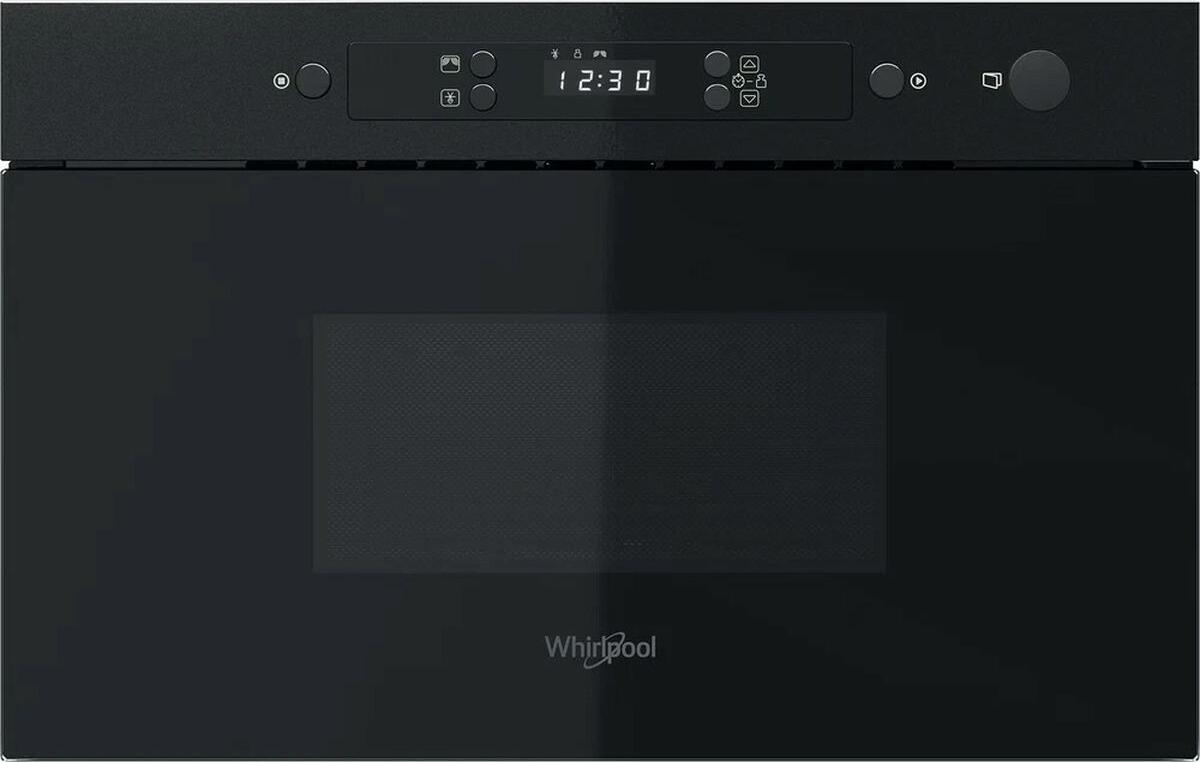 Whirlpool MBNA900B, Integriert, Solo-Mikrowelle, 22 l, 750 W, Eingebautes Display, LCD