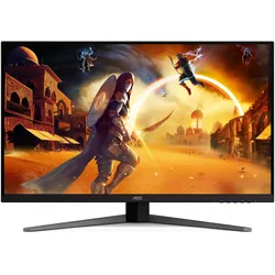 AOC U32G4U (3840 x 2160 Pixel, 31.50"), Monitor, Schwarz, Rot