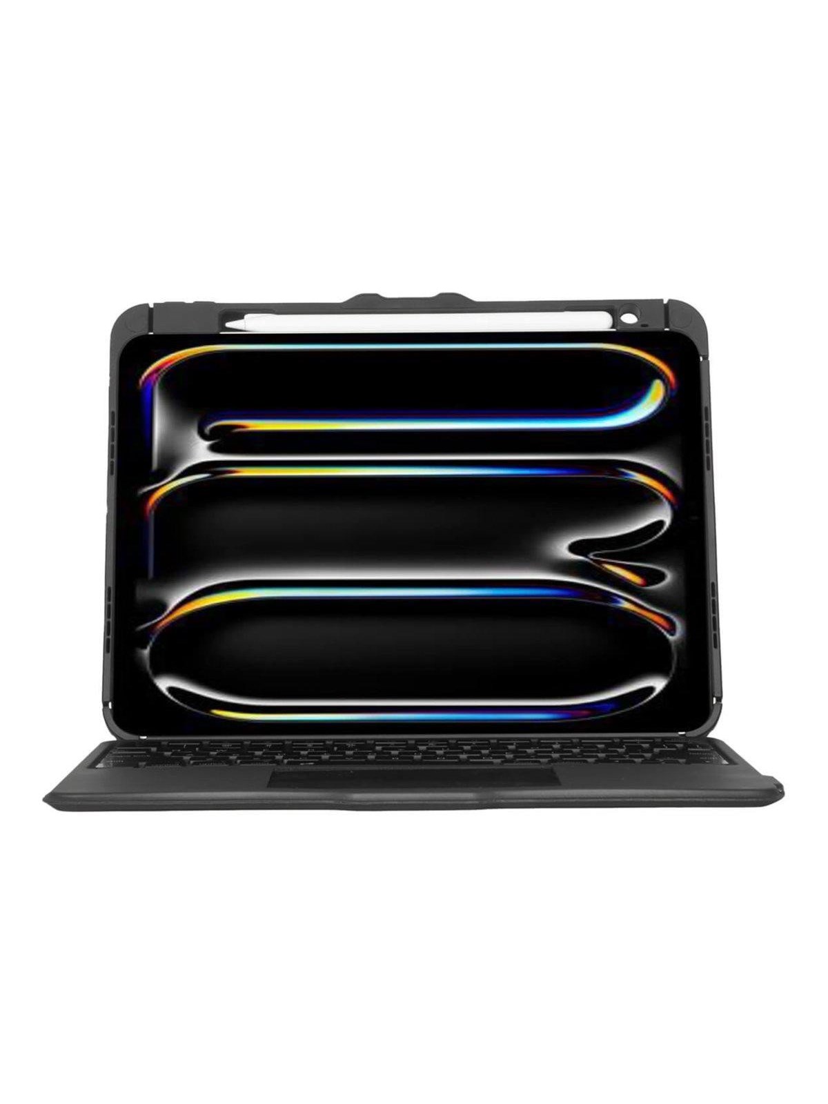 Targus Versavu - keyboard and folio case - QWERTY - Spanish - black Input Device - Tastatur & Folio-Set - Spanisch - Schwarz