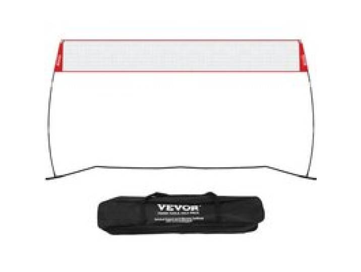 VEVOR Volleyballnetz Höhenverstellbares Volleyballnetz Set, 4,3 x 2,3-2,4 m Tragbarer Beachvolleyball-Netz, Volleyballnetz Faltbare Volleyballnetz mit Volleyball & Tragetasche, für Garten, Strand