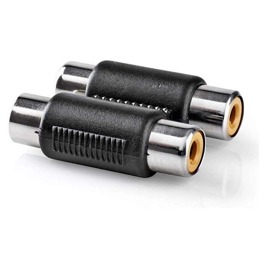 Nedis Stereo-Audio-Adapter 2X Cinch-Buchse - 2X RCA He (CAGB24952BK)