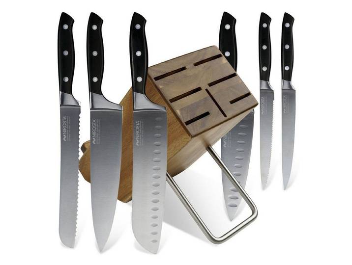 Nirosta Messerblock Messerblock-Set Trinity , 7-teilig
