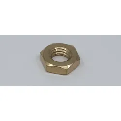 DIN 439 / ISO 4035 - Messing - M 6 - Sechskantmuttern niedrige Form - Standardverpackung