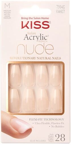 Kiss Salon Acrylic Nude Nails Leilani