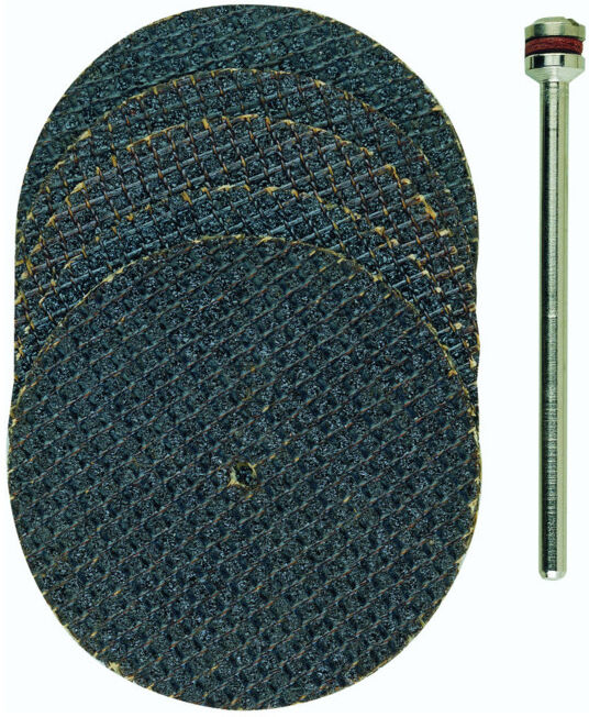 Proxxon Disques de séparation en tissu, Ø 38 mm, 5 pièces + 1 support (28818)