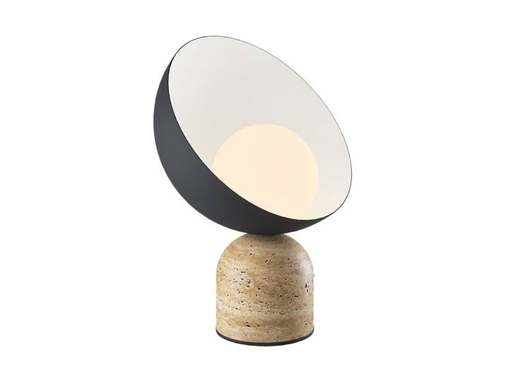 Disc Design Tischlampe Tavo Beige Maytoni