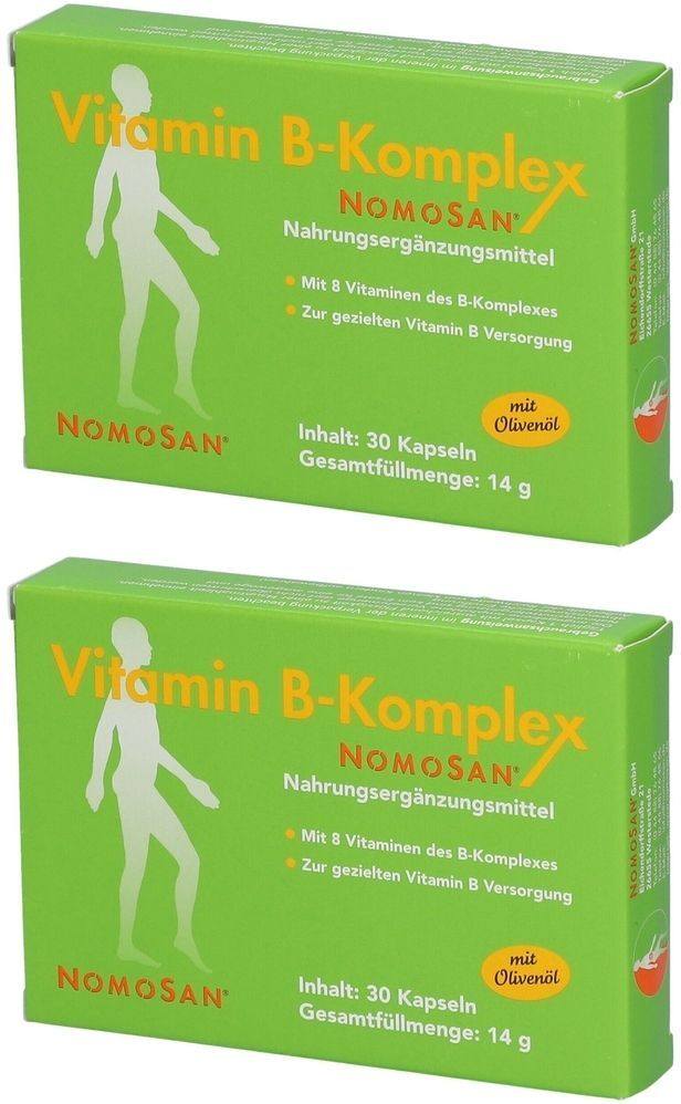 Vitamin B Komplex Nomosan Kapseln 2x 2x30 St