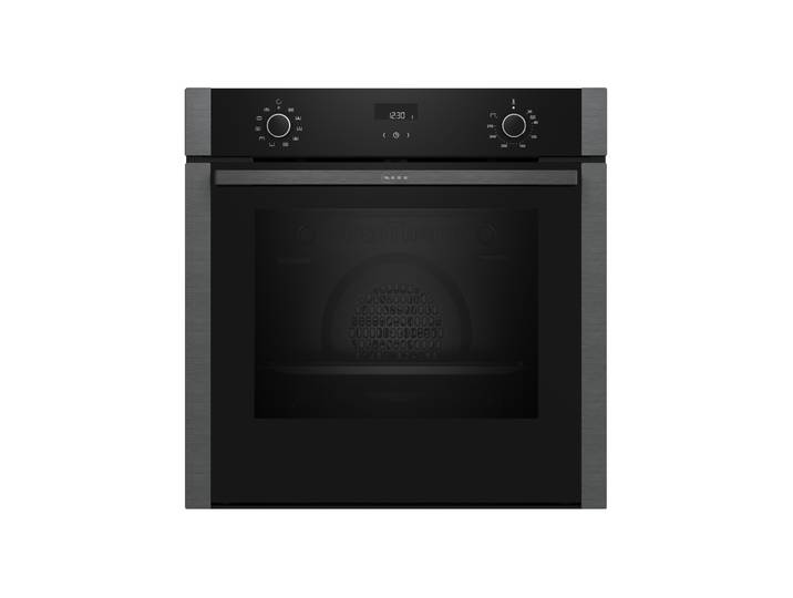 NEFF Backofen B4ACE2AG3 , Energieeffizienz: A+, grau, B:59,4cm H:59,5cm T:54,8cm, Backöfen, Voll versenkbare Ofentür dank Slide&Hide, Backofen