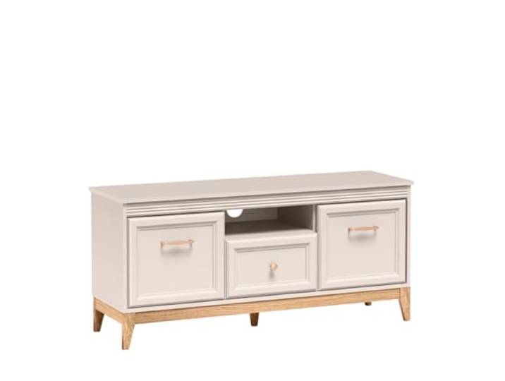 Komodee TV-Schrank Lunenburg - Kaschmir - Metallgriffe - Holzfüße - Schublade - 136 x 62 x 41 cm