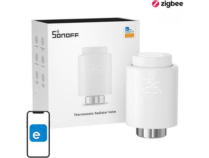 Sonoff Trvzb Zigbee 3.0 tête thermostatique intelligente