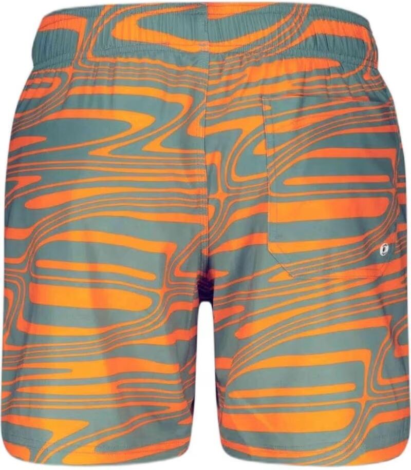Bañador Puma Para Hombre Con Estampado Geométrico Naranja Naranja L Hombre