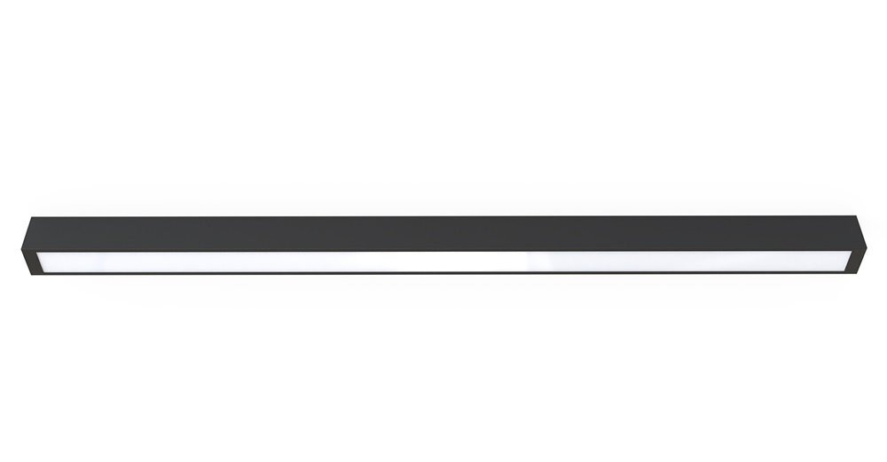 Nowodvorski 7600 STRAIGHT LED plafondlamp, zwart, modern design