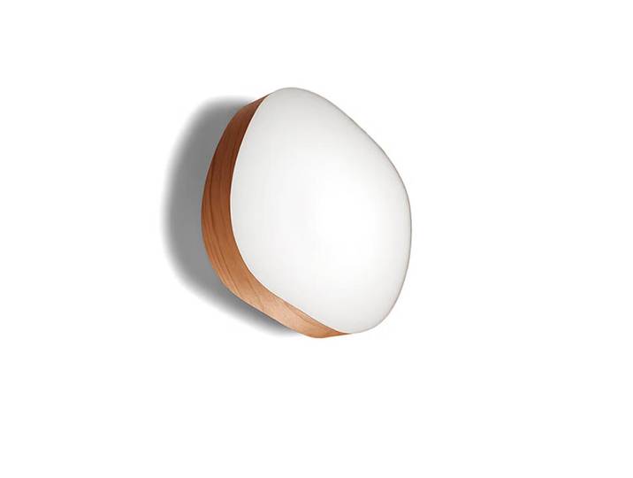 LZF LUZIFER lampe murale applique GUIJARRO G6 LED 2700K (Cerise naturelle - Vernis à bois)