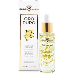 Gioiello Liquido, Gesichtsserum, Elixier mit 24 Kt Goldölen Anti-Dark Spots Gesicht und Körper 30ml (30 ml)