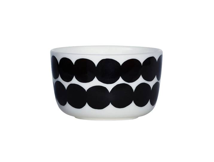 Marimekko Bol Räsymatto 2,5 dl Noir-blanc