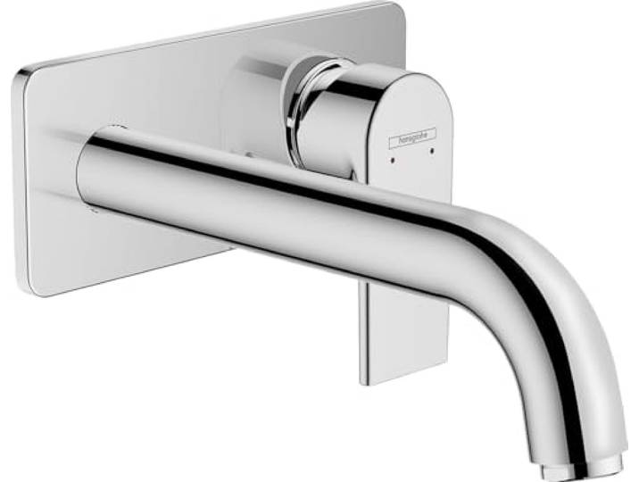 hansgrohe Vernis Shape Mitigeur de lavabo encastré mural\, bec 207 mm\, bonde à écoulement libre\, chromé\, 71578000