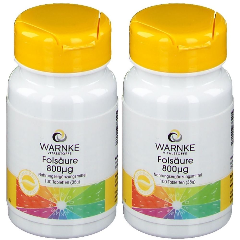 Folsäure 800 Microgramm Tabletten 2x 2x100 St