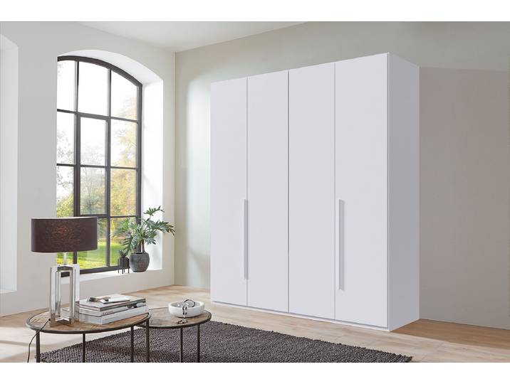 Armoire London 180cm Blanc/Blanc Basic Blanc