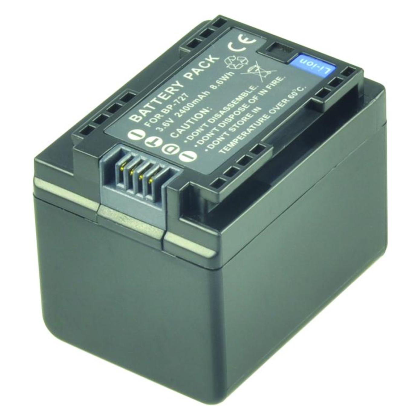 2-Power Camcorder Battery 3.6V 2400mAh (Kamera Akku) (VBI9934C)