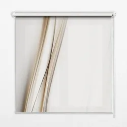INNENROLLO - Fensterrollo - Rollo - 120x140 cm - Welle auf weißem Hintergrund