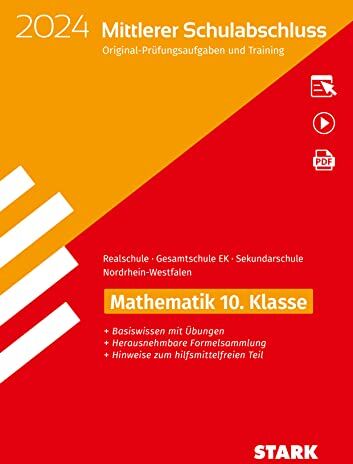 STARK Original-Prüfungen und Training - Mittlerer Schulabschluss 2024 - Mathematik - Realschule/Gesamtschule EK/ - Preis vom 05.10.2026 03:47:11 h