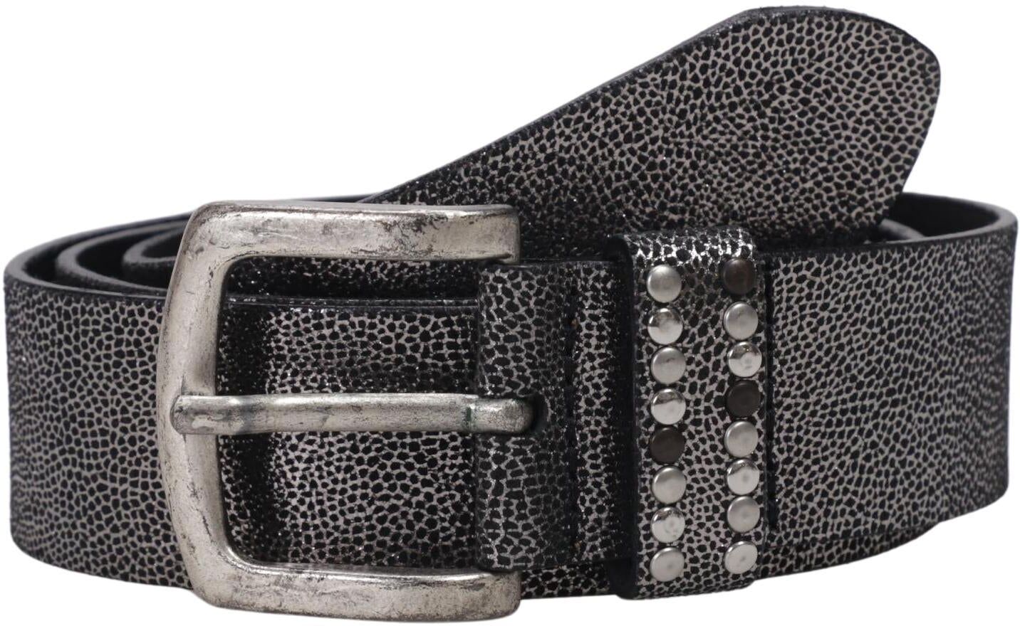 Cecil Damen Gürtel, Silber, Gr. 95, Leder - Second Hand