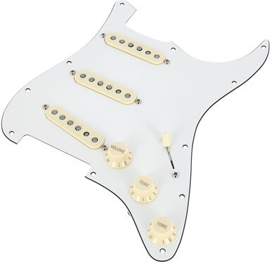 Fender Pre-Wired ST PG SSS 57/62 WH Parchment
