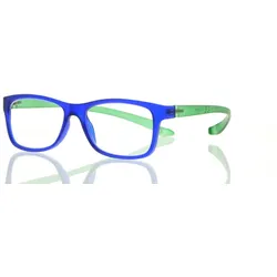 Lesebrille blau grün mit Bügeln zum umhängen