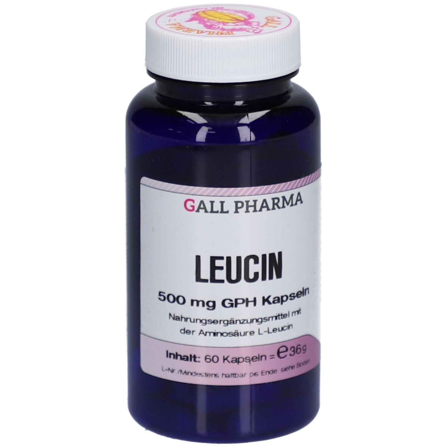 Leucin 500 mg GPH Kapseln 60 St