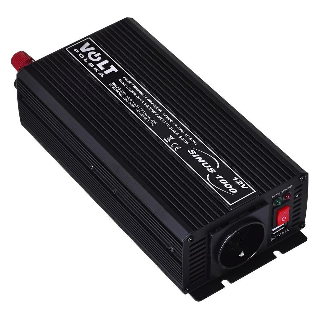 Volt Polska Przetwornica napiecia SINUS 500/1000 12/230V (3SIP090012)